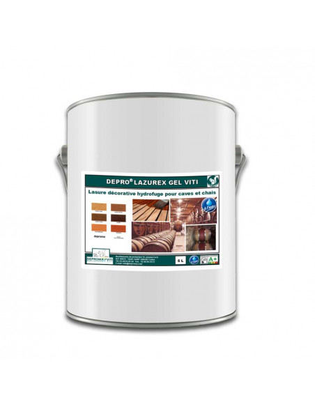 lasure bois dans locaux de vinification